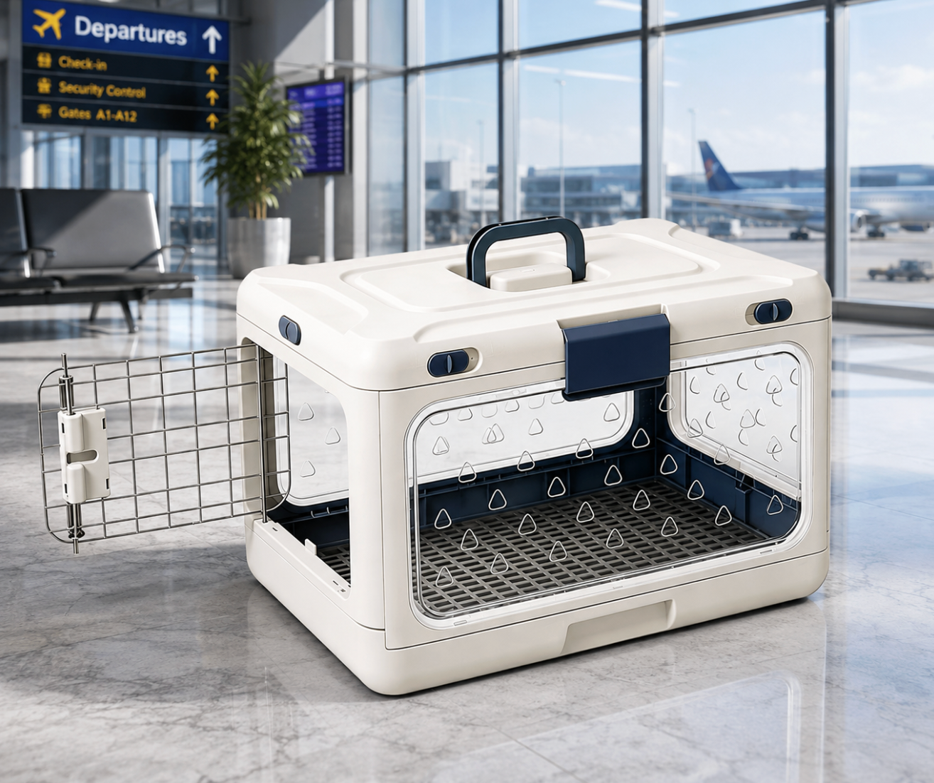 Premium Collapsible Travel Pet Kennel