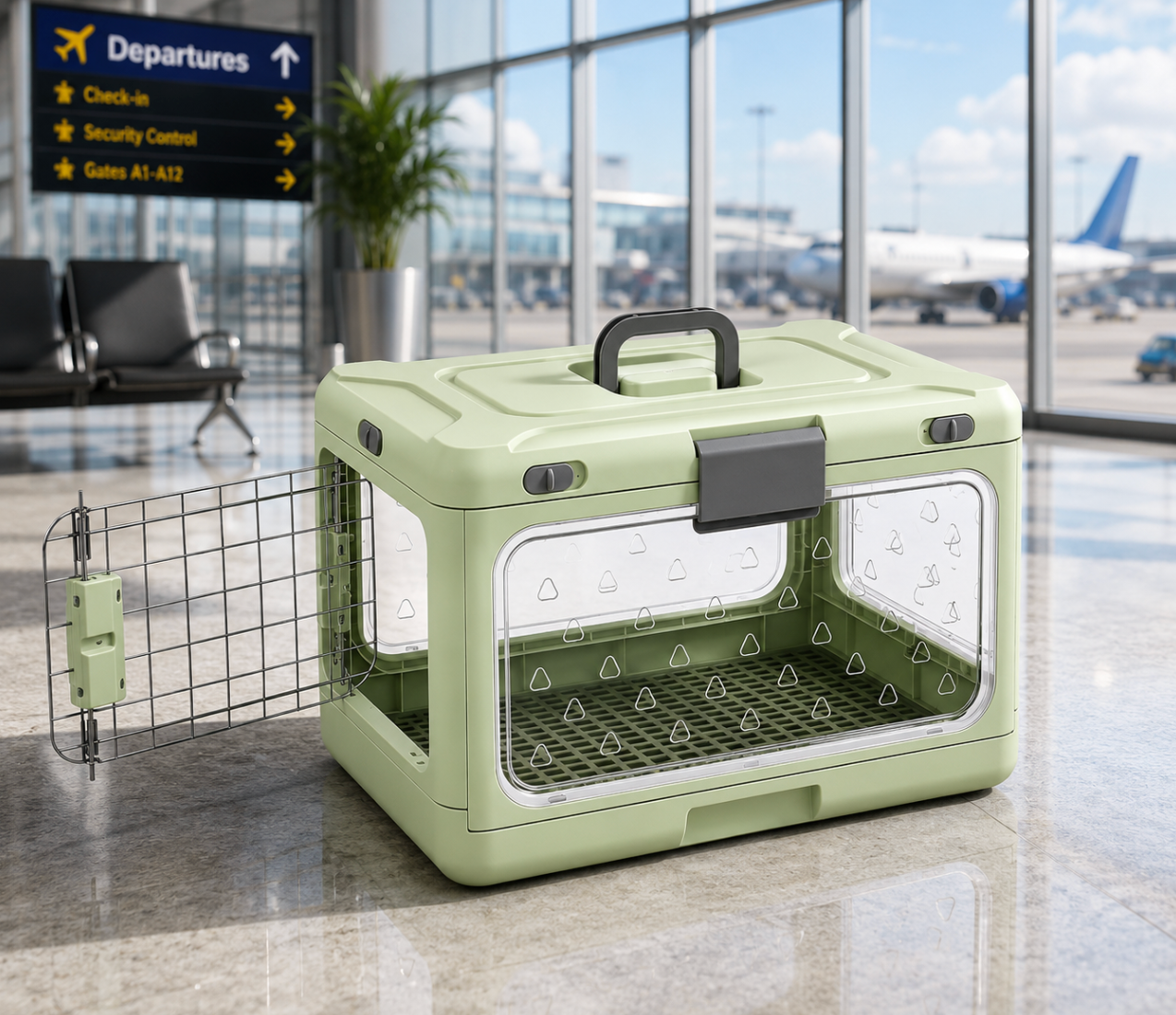 Premium Collapsible Travel Pet Kennel