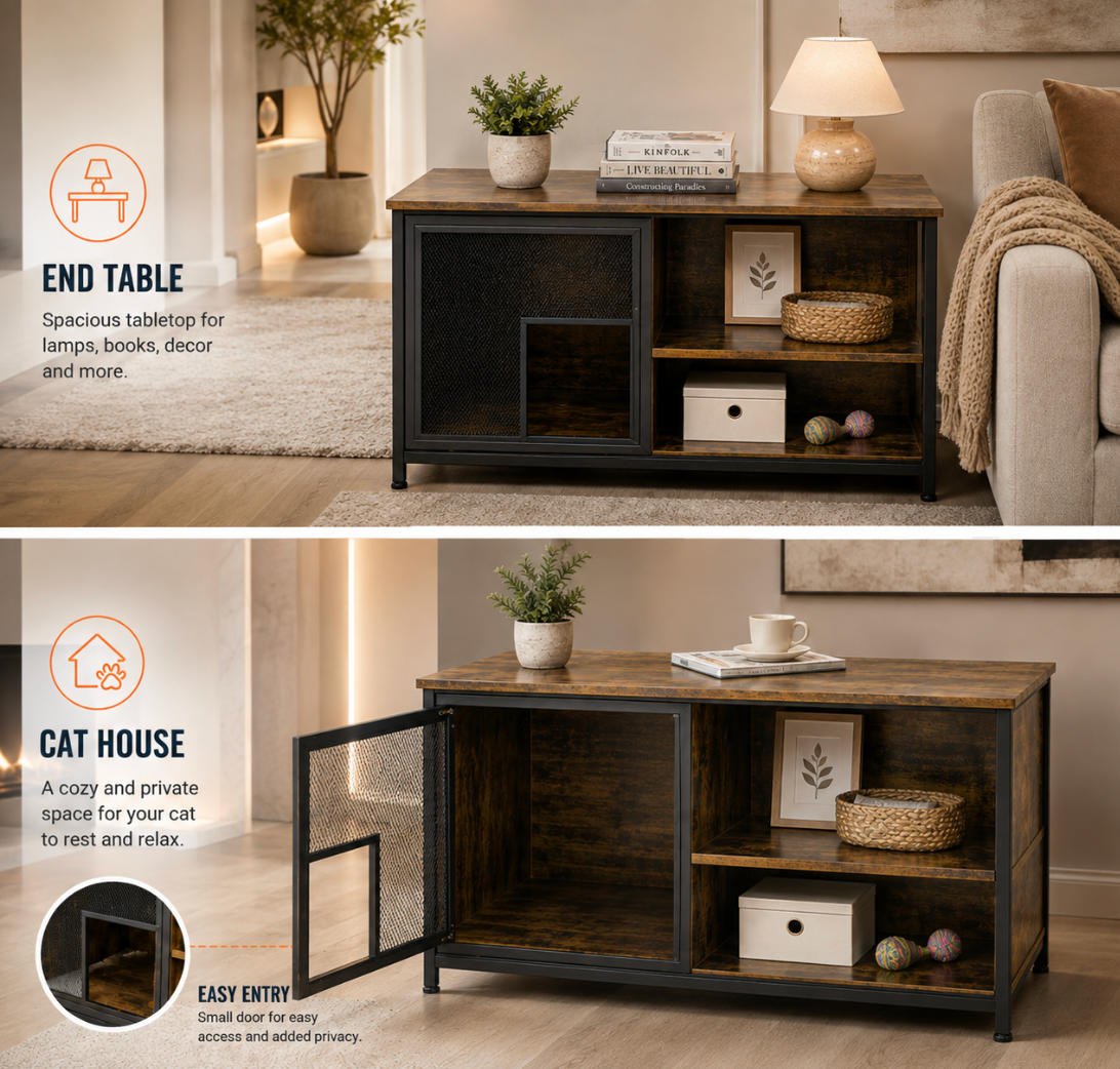 Wooden Crate – Furniture-Style
