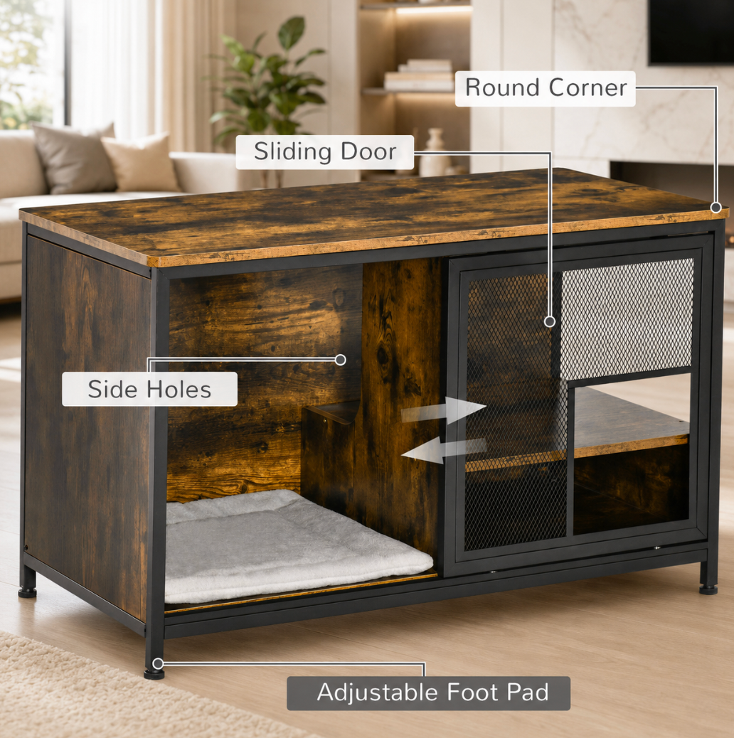 Wooden Crate – Furniture-Style