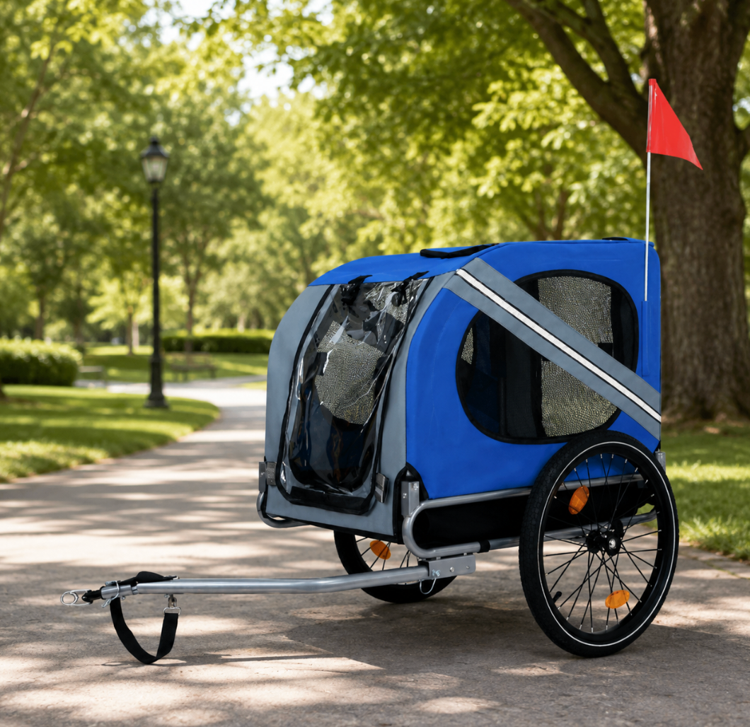 Heavy-Duty Dog Bike Trailer