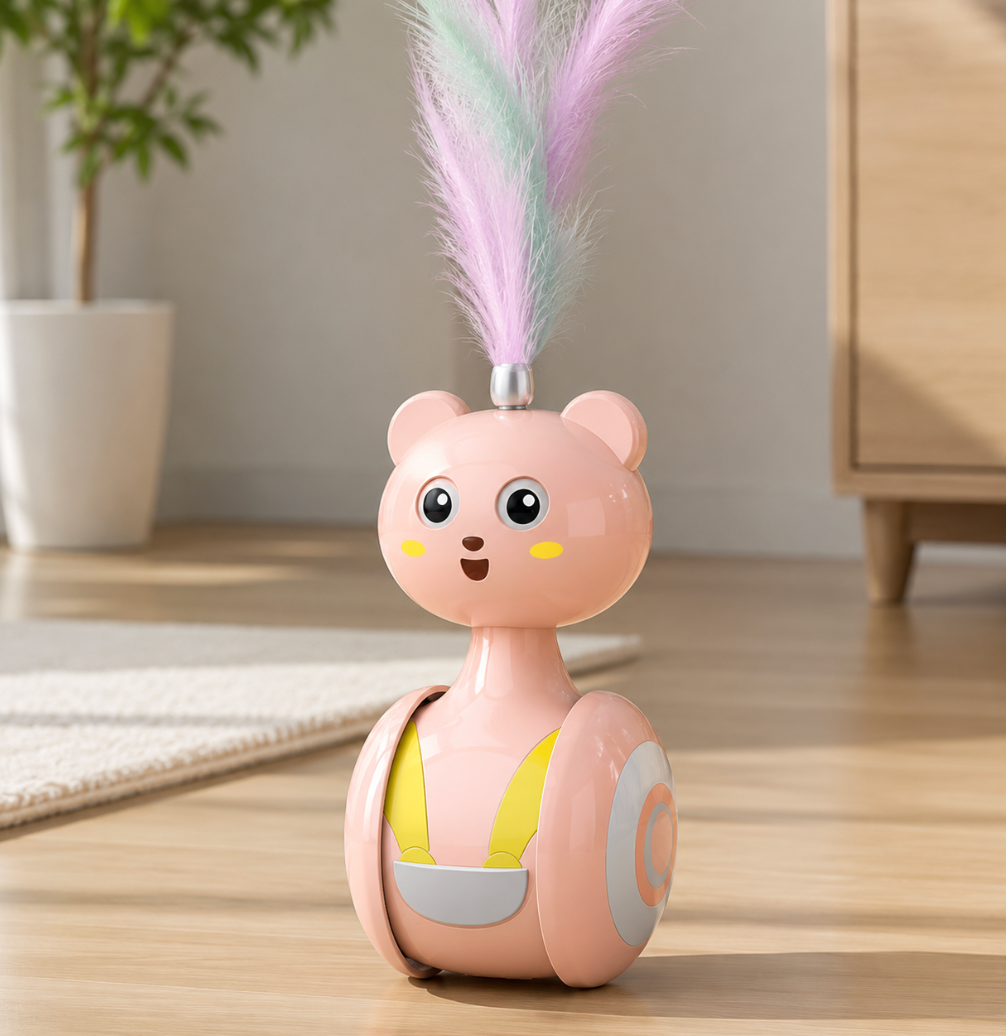 Interactive Feather Toy