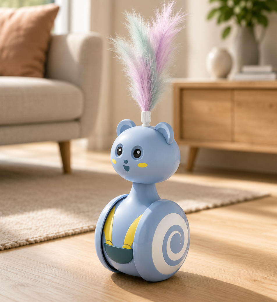 Interactive Feather Toy