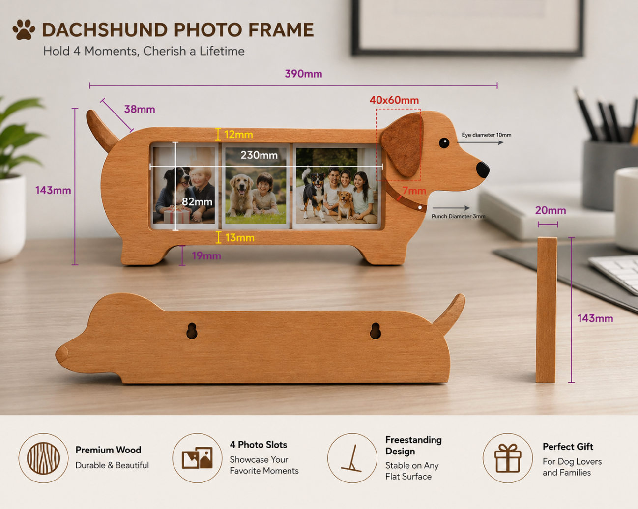 Photo Frame Desk Display