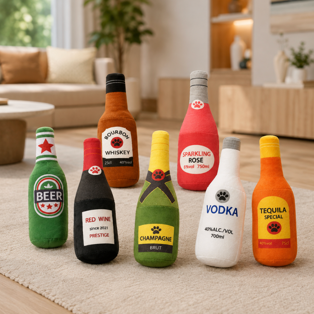 Wine Bottle Pet Toys
