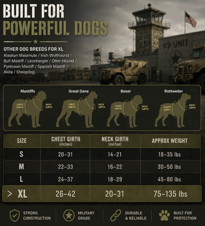 Pet Military Training Vest