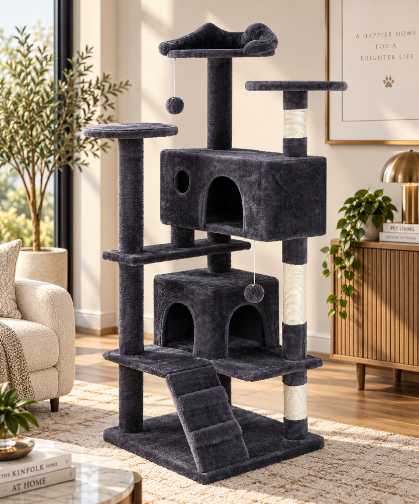 Multi Functional Cat Treehouse Cat Climbing Frame