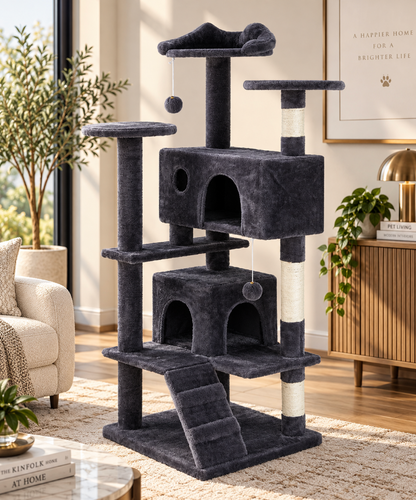 Multi Functional Cat Treehouse Cat Climbing Frame