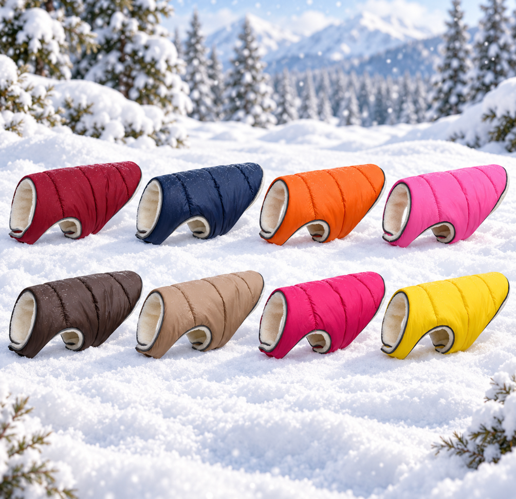 Reflective Fleece Dog Winter Jacket