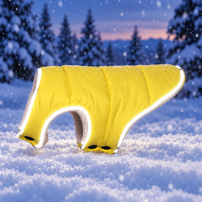 Reflective Fleece Dog Winter Jacket