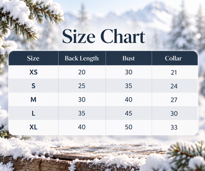 Reflective Fleece Dog Winter Jacket