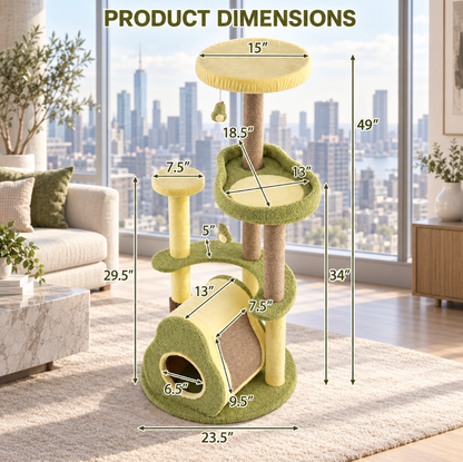 Avocado Cat Tower