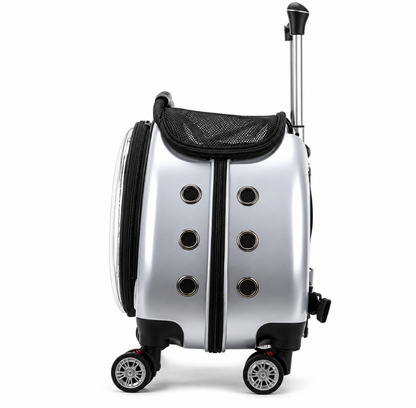 4-Wheel Pet Carrier Trolley & Backpack