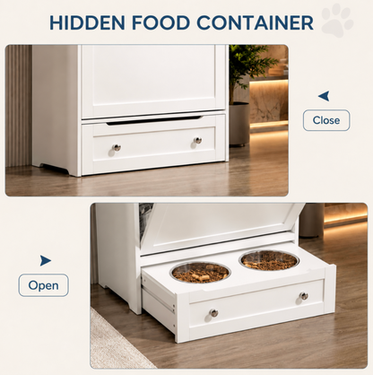 Pet Feeder Station - White
