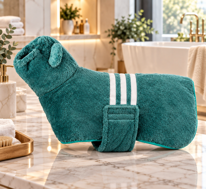Quick-Dry Dog Bathrobe