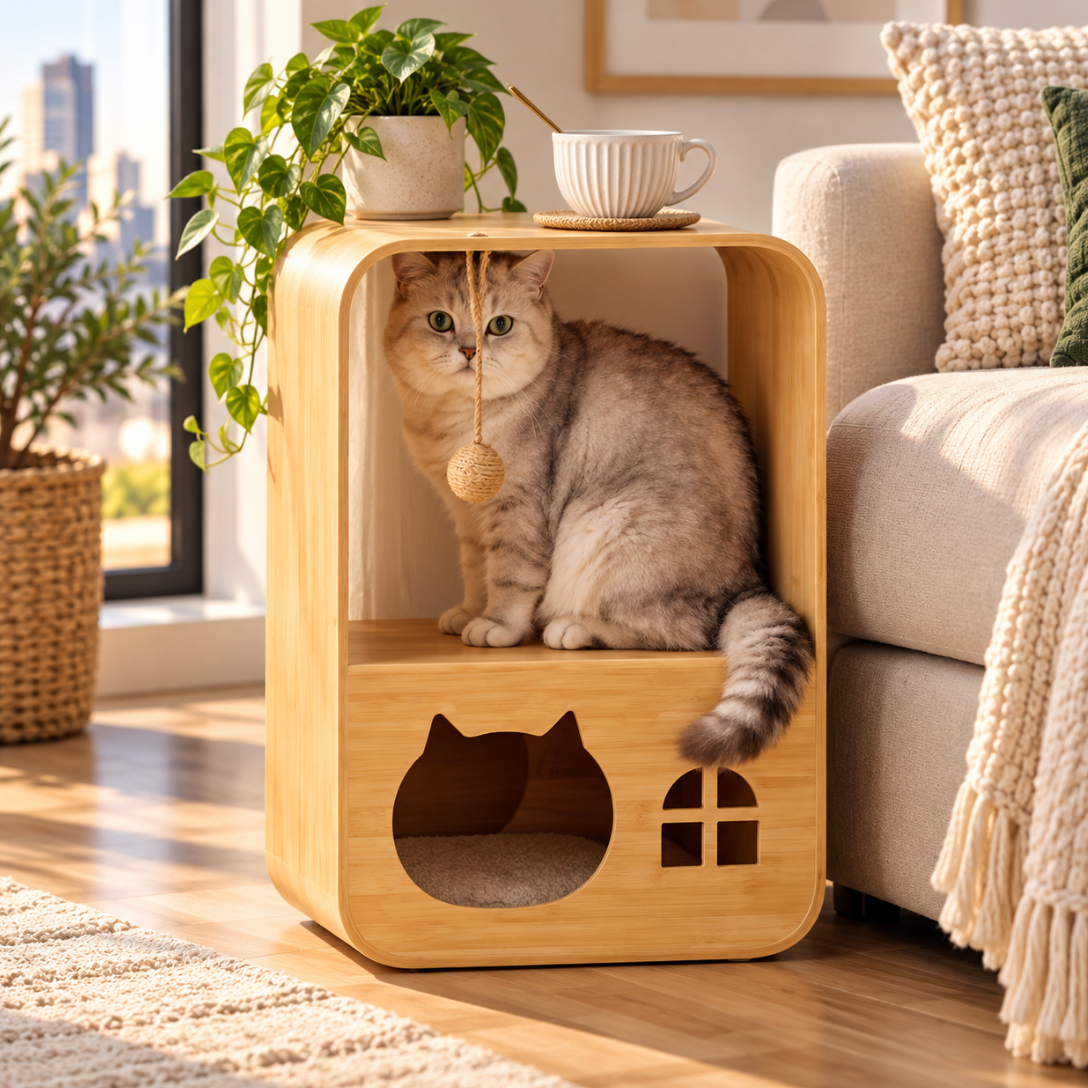 Multi-Functional Cat House & Night Stand