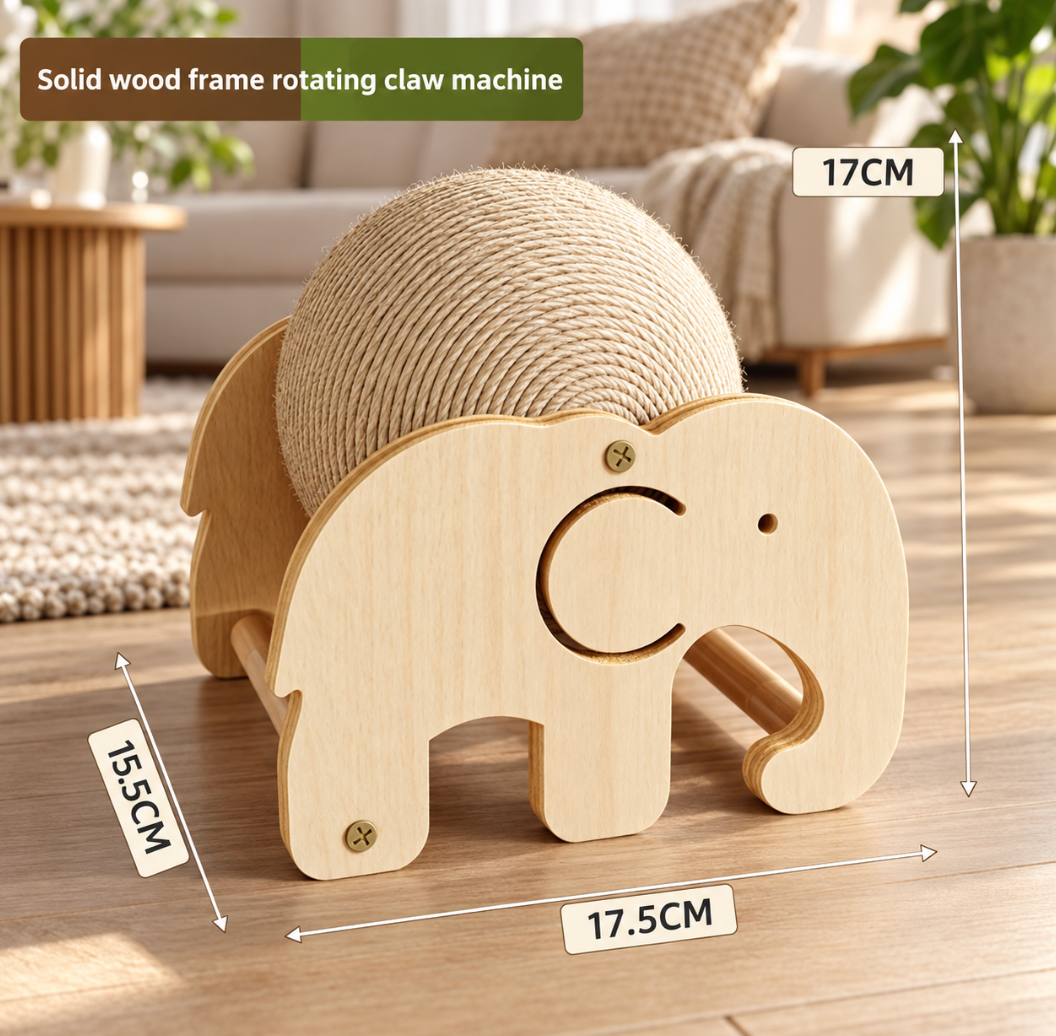 Ferris Wheel Sisal Cat Scratching Ball