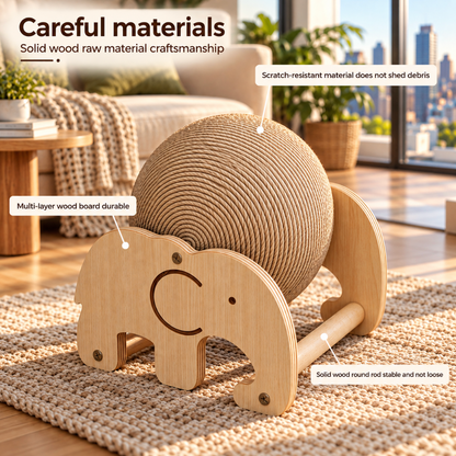 Ferris Wheel Sisal Cat Scratching Ball