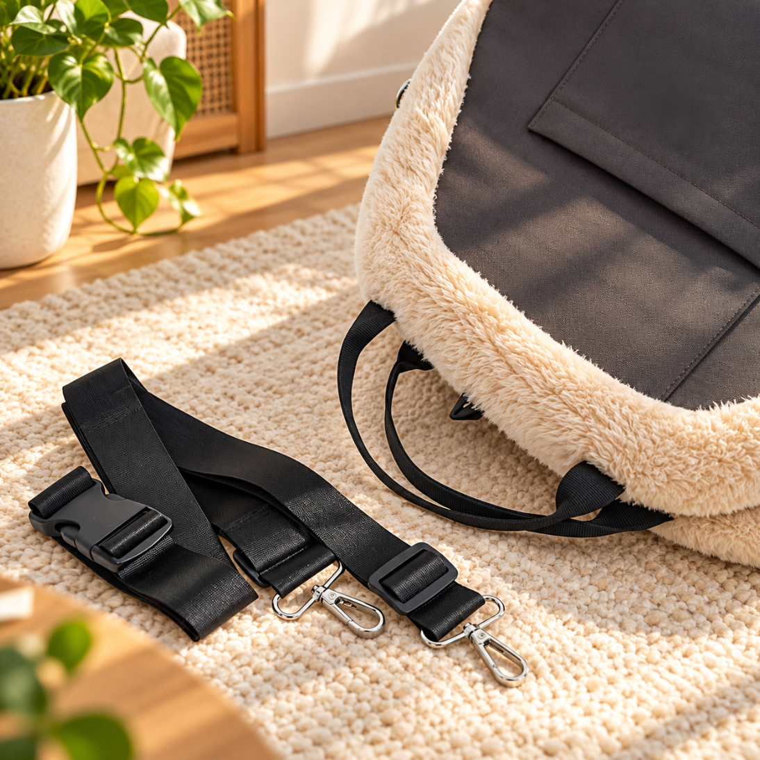 Portable Crossbody Pet Carrier Bag