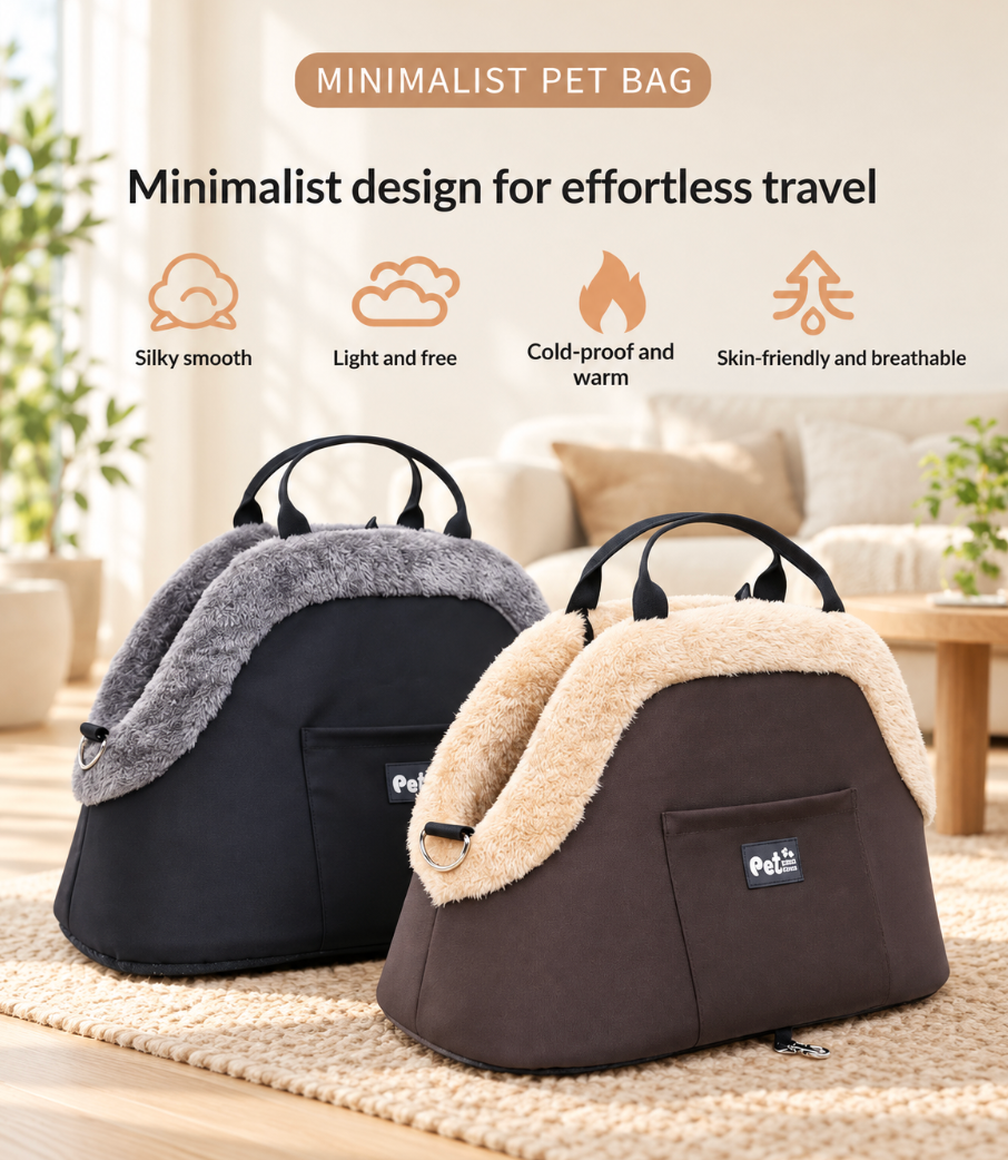 Portable Crossbody Pet Carrier Bag