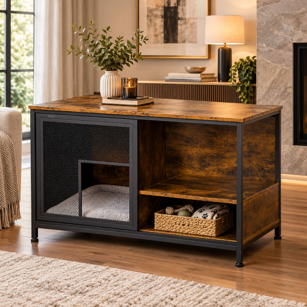 Wooden Crate – Furniture-Style