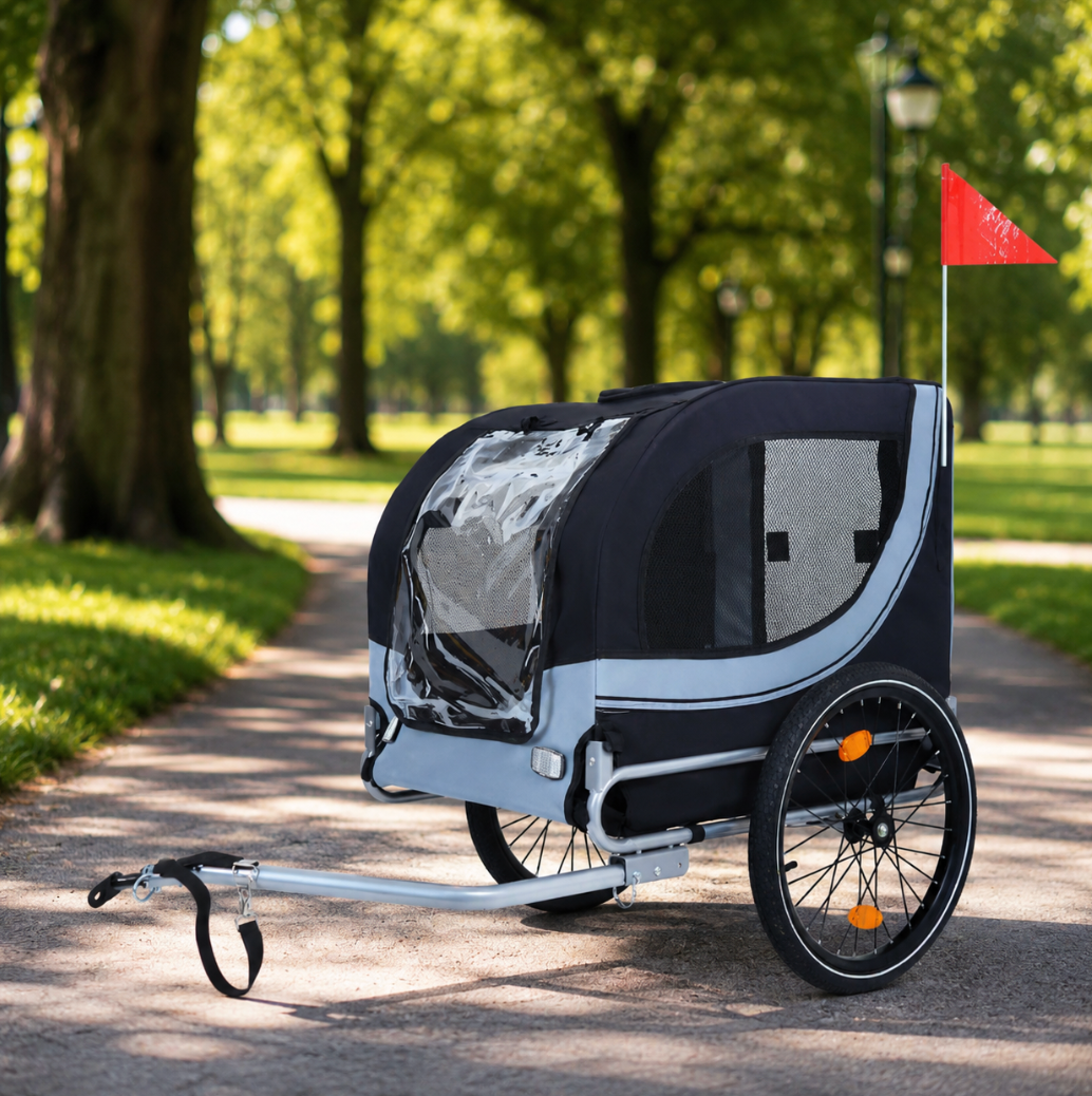 Heavy-Duty Dog Bike Trailer