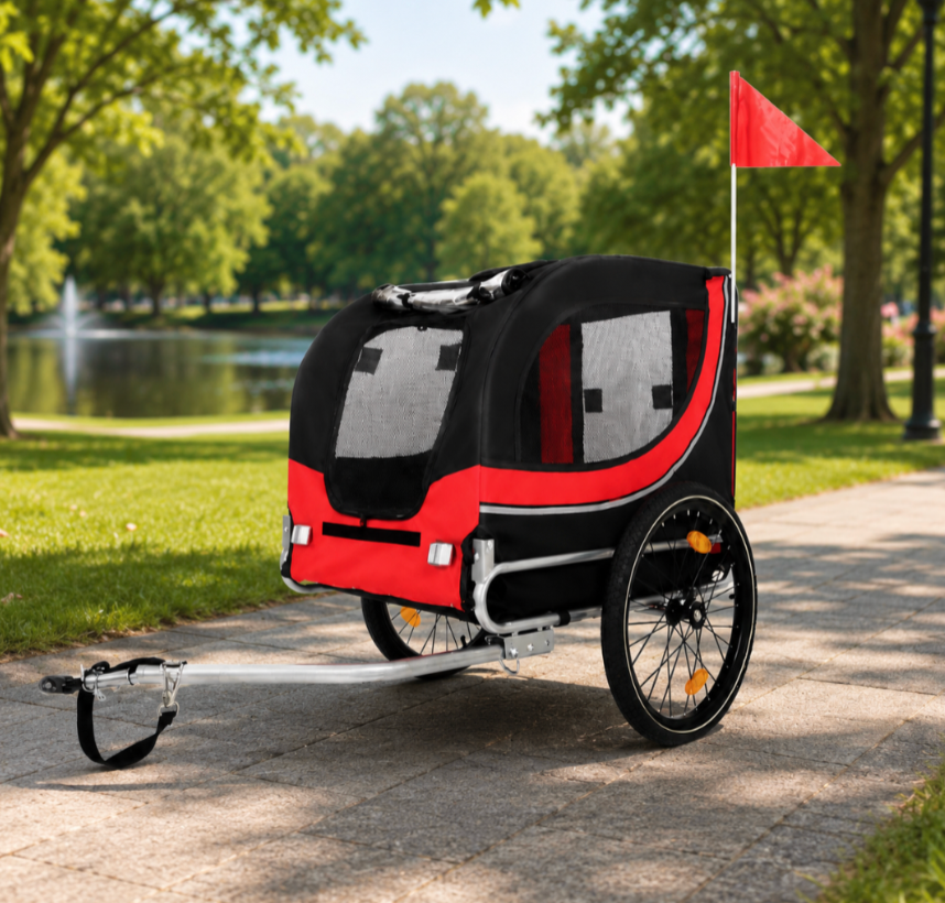 Heavy-Duty Dog Bike Trailer