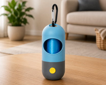 Led Light Pet Waste Bag Dispenser