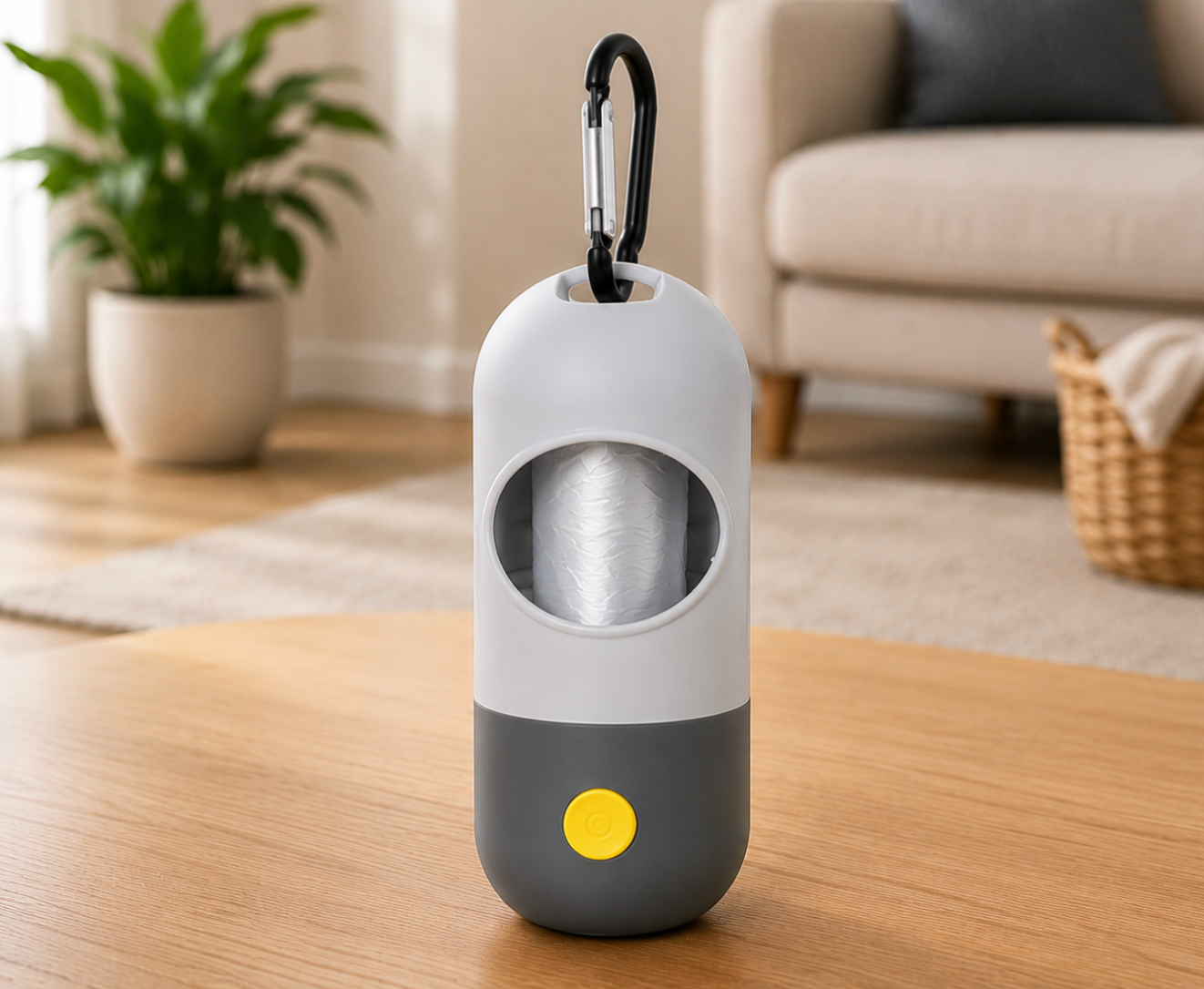 Led Light Pet Waste Bag Dispenser