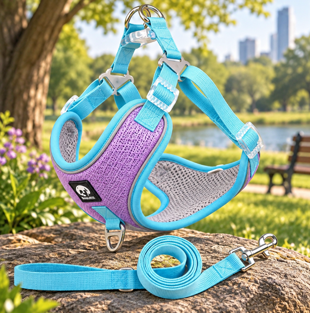 Breathable Pet Harness Adjustable Leash