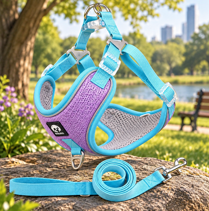 Breathable Pet Harness Adjustable Leash