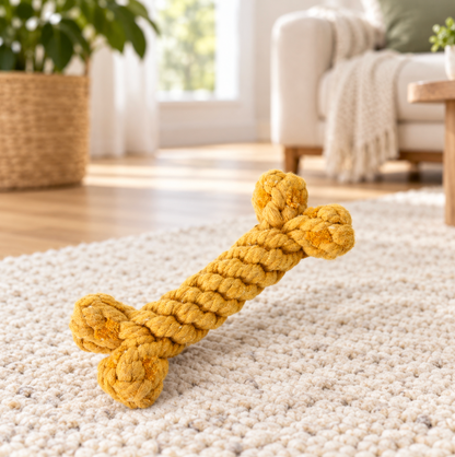 Interactive Dog Bone Chew Toy