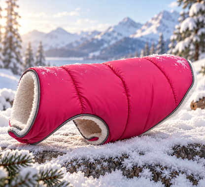 Reflective Fleece Dog Winter Jacket