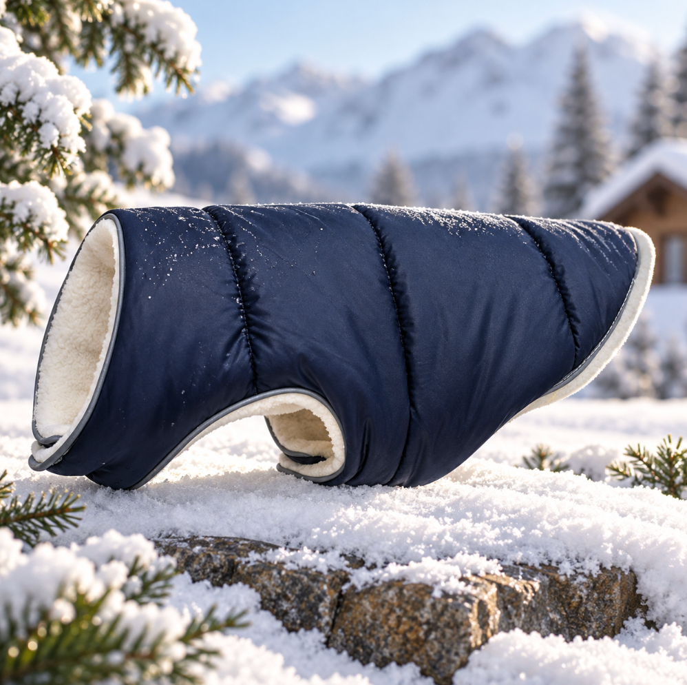 Reflective Fleece Dog Winter Jacket