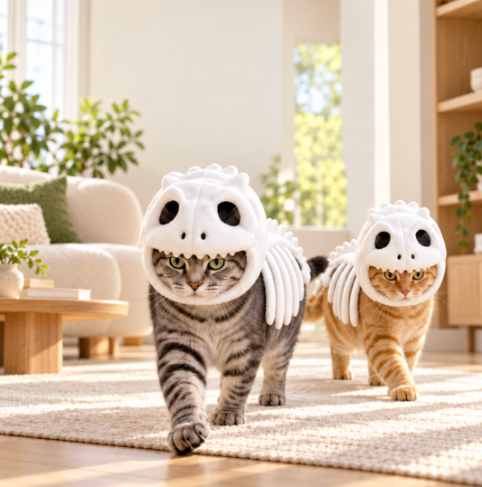 Dinosaur Skeleton Cat Costume