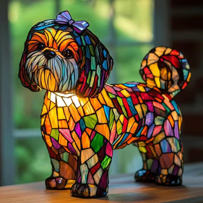 Pet LED Night Lamp Statue